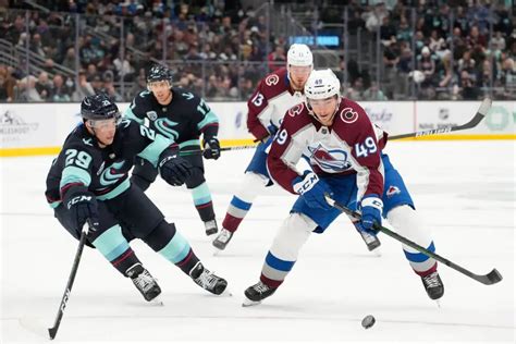 PHOTOS: Colorado Avalanche fall to Seattle Kraken in Game 1 of NHL Stanley Cup Playoffs